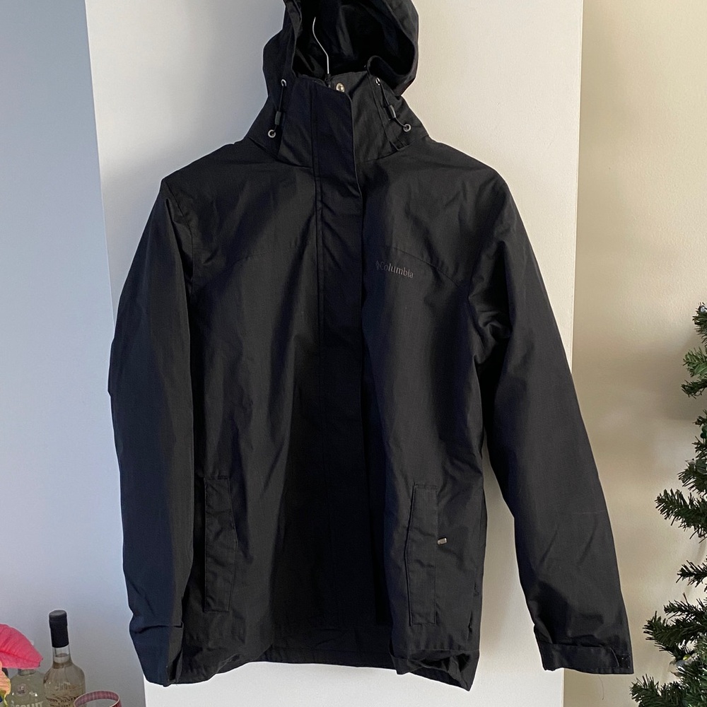 Columbia Black 3 in 1 winter coat L ski